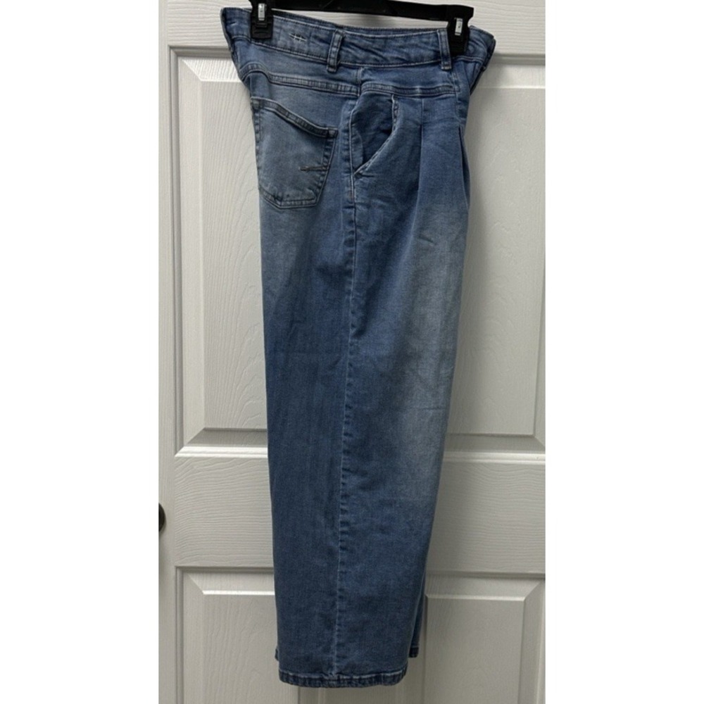 H by Habitual Washed Blue High-Waist Wide Leg Jeans READ DESCRIPTION - Picture 10 of 16